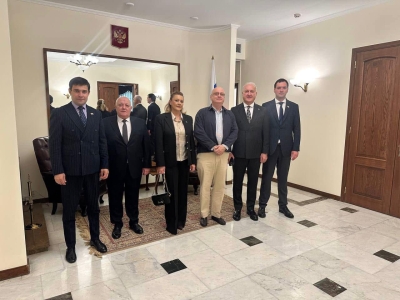 2 ноября в рамках визита абхазской делегации в Иорданское Хашемистское Королевство прошла встреча с Чрезвычайным и Полномочным Послом Российской Федерации в Иорданском Хашимитском Королевстве с Глебом Десятниковым