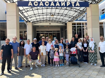 Ԥхынгәымза 25 рзы, Ҭырқәтәылатәи Ареспублика аҟынтә рҭоурыхтә ҧсадгьыл иаҭааит Диузџьетәи аҳәынҭқарратә университет аҟазара афакультет аҧсуа бызшәеи алитературеи рыҟәша астудентцәа.